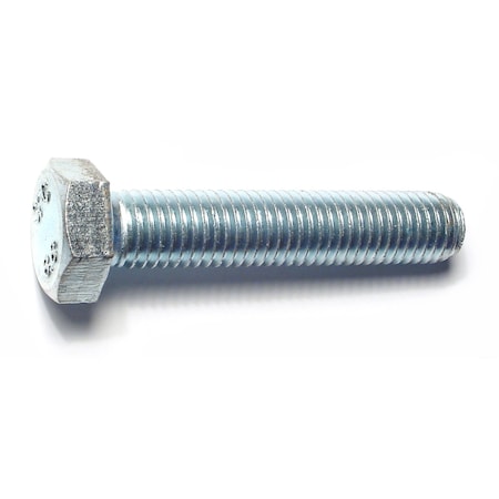 Midwest Fastener Class 8.8, M14-2.00 Hex Head Tap Bolt, Zinc Plated Steel, 70 mm L, 3 PK 78404